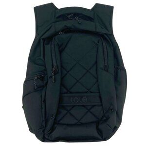Lolë Black Backpack | 18.5" x 11.8"